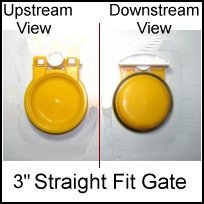 3 inch backwater valve - ML-SF334 3 inch Normally Closed Gate 