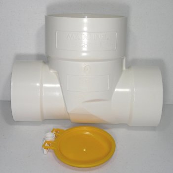 Mainline ML-SF668 PVC Straight Fit Backwater Valve 